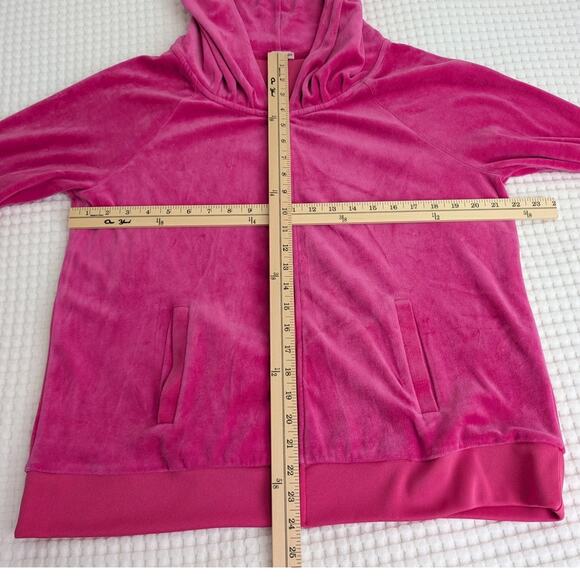 Juicy Couture velour crystal zip up tracksuit hoodie - Picture 11 of 15